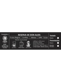 RESERVA DE DON ALOIS-MOLIDO