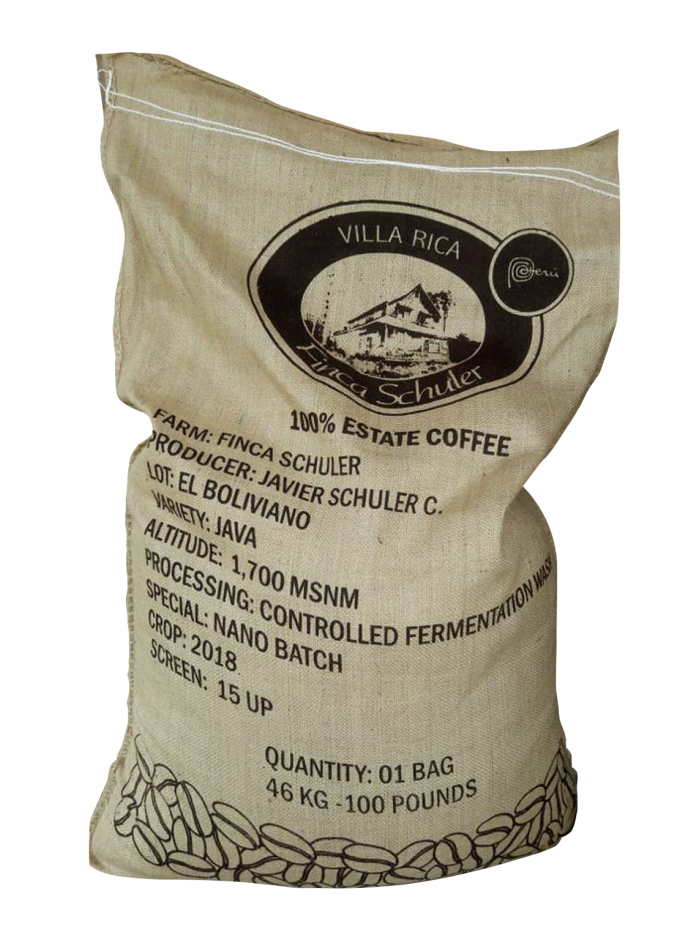 CAFÉ VERDE PARA TOSTADURIAS - SACO DE CAFÉ VERDE ESPECIAL EMPAQUE DE YUTE X 46KG