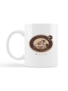 Taza logo color marron