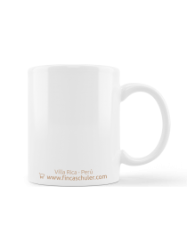 Taza logo color marron