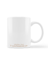 Taza logo color marron